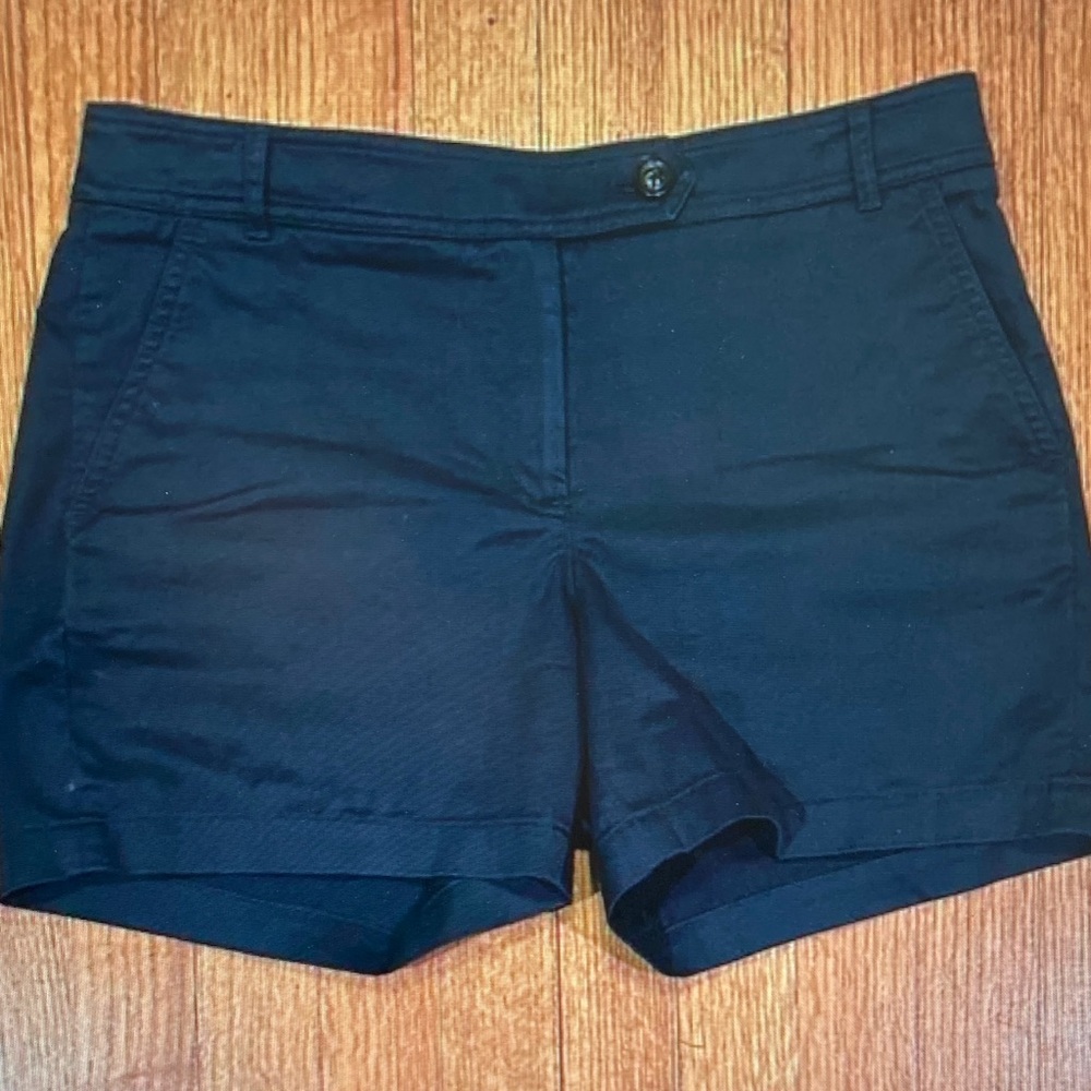 Brooks Brothers Dark Navy Cotton Blend Women's Shorts